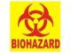 Case Badge, Biohazard 1 - Red on Yellow