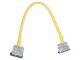 Yellow 12 inch Round Single Floppy Cable