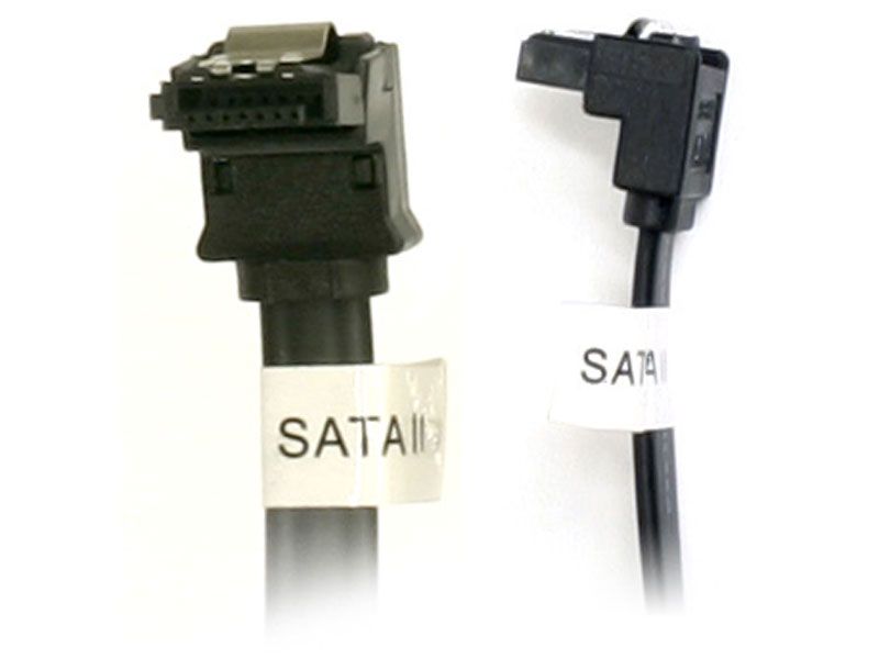 SATA to SATA Cable - Dual Right Angle